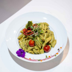 پاستا پستو گوشت 